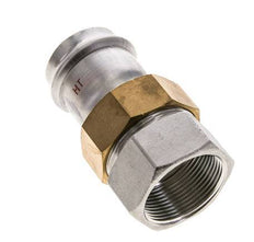 Union Press Fitting - 42mm Hembra & Rp 1-1/2'' Hembra - Acero Inoxidable Junta Plana