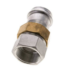 Union Press Fitting - 42mm Hembra & Rp 1-1/2'' Hembra - Acero Inoxidable Junta Plana