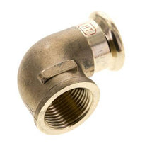 Racor a presión codo 90deg - 22mm Hembra & Rp 3/4'' Hembra - Aleación de cobre