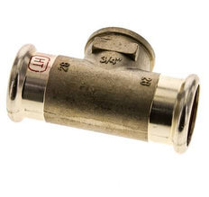 Tee Press Fitting - 28mm Hembra & Rp 3/4'' Hembra - Aleación de cobre