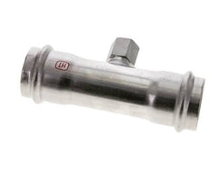 Tee Press Fitting - 42mm Hembra & Rp 1/2'' Hembra - Acero Inoxidable