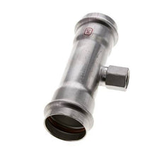 Tee Press Fitting - 42mm Hembra & Rp 1/2'' Hembra - Acero Inoxidable