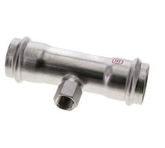 Tee Press Fitting - 42mm Hembra & Rp 1/2'' Hembra - Acero Inoxidable
