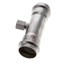 Tee Press Fitting - 42mm Hembra & Rp 1/2'' Hembra - Acero Inoxidable