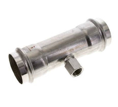 Tee Press Fitting - 54mm Hembra & Rp 1/2'' Hembra - Acero Inoxidable