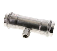 Tee Press Fitting - 54mm Hembra & Rp 1/2'' Hembra - Acero Inoxidable