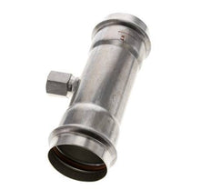 Tee Press Fitting - 54mm Hembra & Rp 1/2'' Hembra - Acero Inoxidable