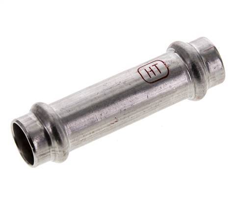 Press Fitting - 15mm Hembra - Acero Inoxidable Largo