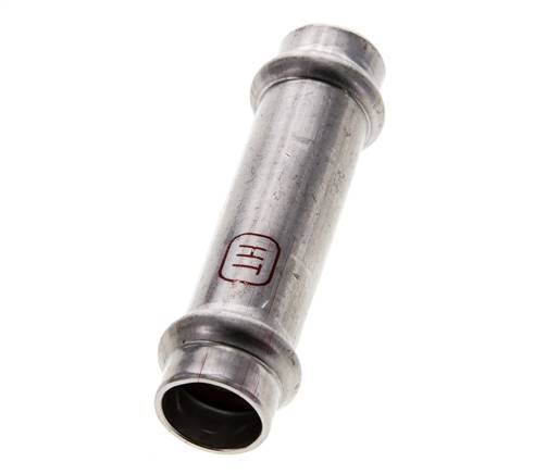 Press Fitting - 15mm Hembra - Acero Inoxidable Largo