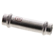 Press Fitting - 15mm Hembra - Acero Inoxidable Largo