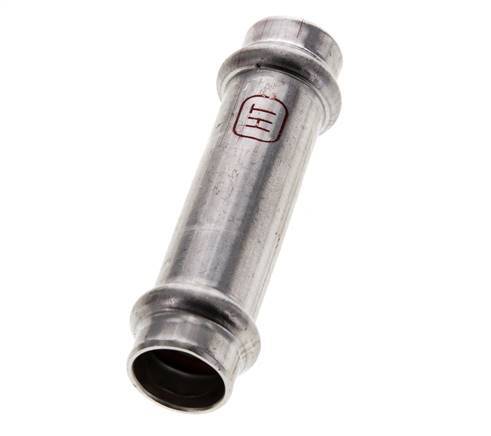 Press Fitting - 15mm Hembra - Acero Inoxidable Largo