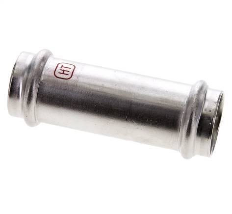 Press Fitting - 28mm Hembra - Acero Inoxidable Largo