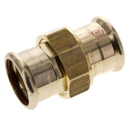 Racor de unión - 42mm Hembra - Aleación de cobre Junta plana