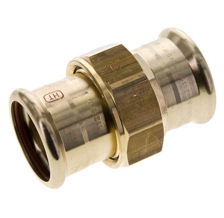 Racor de unión - 42mm Hembra - Aleación de cobre Junta plana