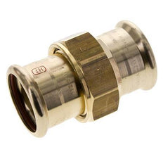 Racor de unión - 42mm Hembra - Aleación de cobre Junta plana