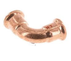 90deg Elbow Press Fitting - 15mm Female - Copper alloy