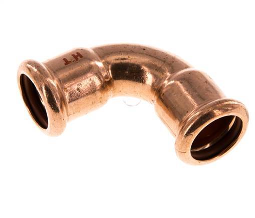 90deg Elbow Press Fitting - 18mm Female - Copper alloy