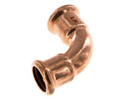 90deg Elbow Press Fitting - 18mm Female - Copper alloy