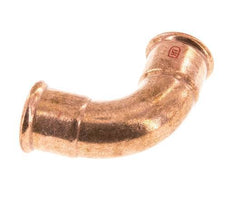 90deg Elbow Press Fitting - 35mm Female - Copper alloy