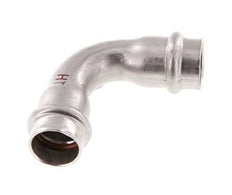 90deg Elbow Press Fitting - 18mm Female - Stainless Steel