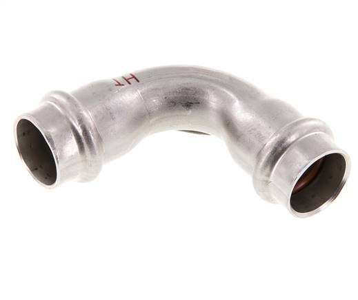 90deg Elbow Press Fitting - 18mm Female - Stainless Steel