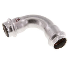 90deg Elbow Press Fitting - 22mm Female - Stainless Steel