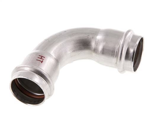 90deg Elbow Press Fitting - 28mm Female - Stainless Steel