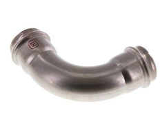 90deg Elbow Press Fitting - 35mm Female - Stainless Steel