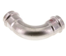 90deg Elbow Press Fitting - 42mm Female - Stainless Steel