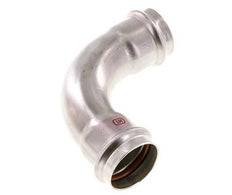 90deg Elbow Press Fitting - 42mm Female - Stainless Steel
