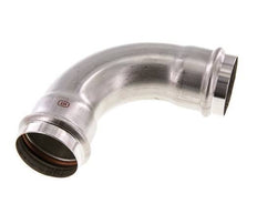 90deg Elbow Press Fitting - 54mm Female - Stainless Steel