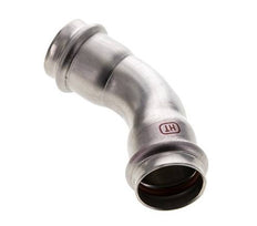 45deg Elbow Press Fitting - 28mm Female - Stainless Steel