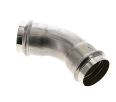 45deg Elbow Press Fitting - 54mm Female - Stainless Steel