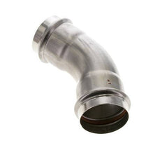 45deg Elbow Press Fitting - 54mm Female - Stainless Steel