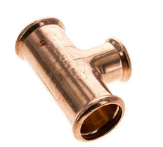 Tee Press Fitting - 28mm Female & 35mm - Copper alloy