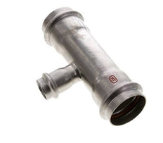 Tee Press Fitting - 22mm Female & 42mm - Stainless Steel