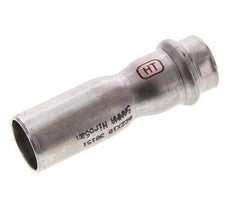 Racor a presión - 18 mm hembra y 22 mm macho - Acero inoxidable