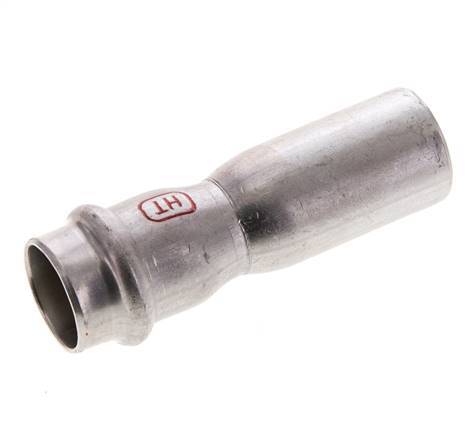 Racor a presión - 18 mm hembra y 22 mm macho - Acero inoxidable