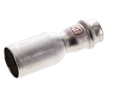 Racor a presión - 18 mm hembra y 28 mm macho - Acero inoxidable