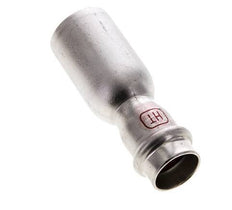 Racor a presión - 18 mm hembra y 28 mm macho - Acero inoxidable