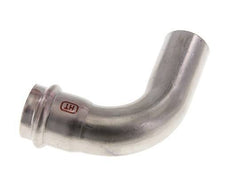 Accesorio a presión codo de 90 grados - 28 mm hembra y 28 mm macho - Acero inoxidable