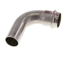 Accesorio a presión codo de 90 grados - 28 mm hembra y 28 mm macho - Acero inoxidable
