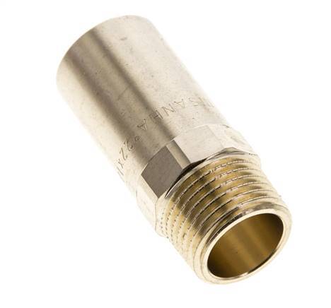 Press Fitting - 22mm Macho & R 1/2'' Macho - Aleación de cobre