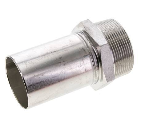 Racor a presión - Macho 54 mm y macho R 2'' - Acero inoxidable
