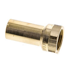 Press Fitting - Macho 15mm & Hembra Rp 3/8'' - Aleación de cobre