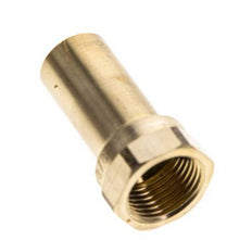 Press Fitting - Macho 15mm & Hembra Rp 3/8'' - Aleación de cobre