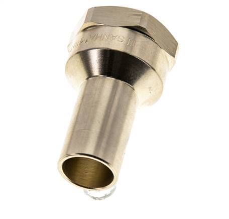 Racor a presión - Macho 18 mm y hembra Rp 3/4'' - Aleación de cobre