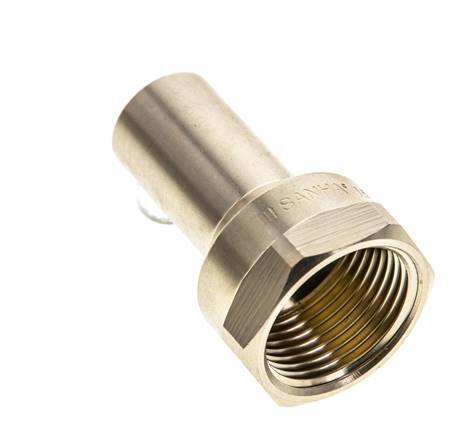 Racor a presión - Macho 18 mm y hembra Rp 3/4'' - Aleación de cobre