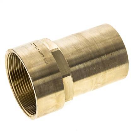 Racor a presión - Macho 54 mm y hembra Rp 2'' - Aleación de cobre