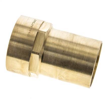 Racor a presión - Macho 54 mm y hembra Rp 2'' - Aleación de cobre